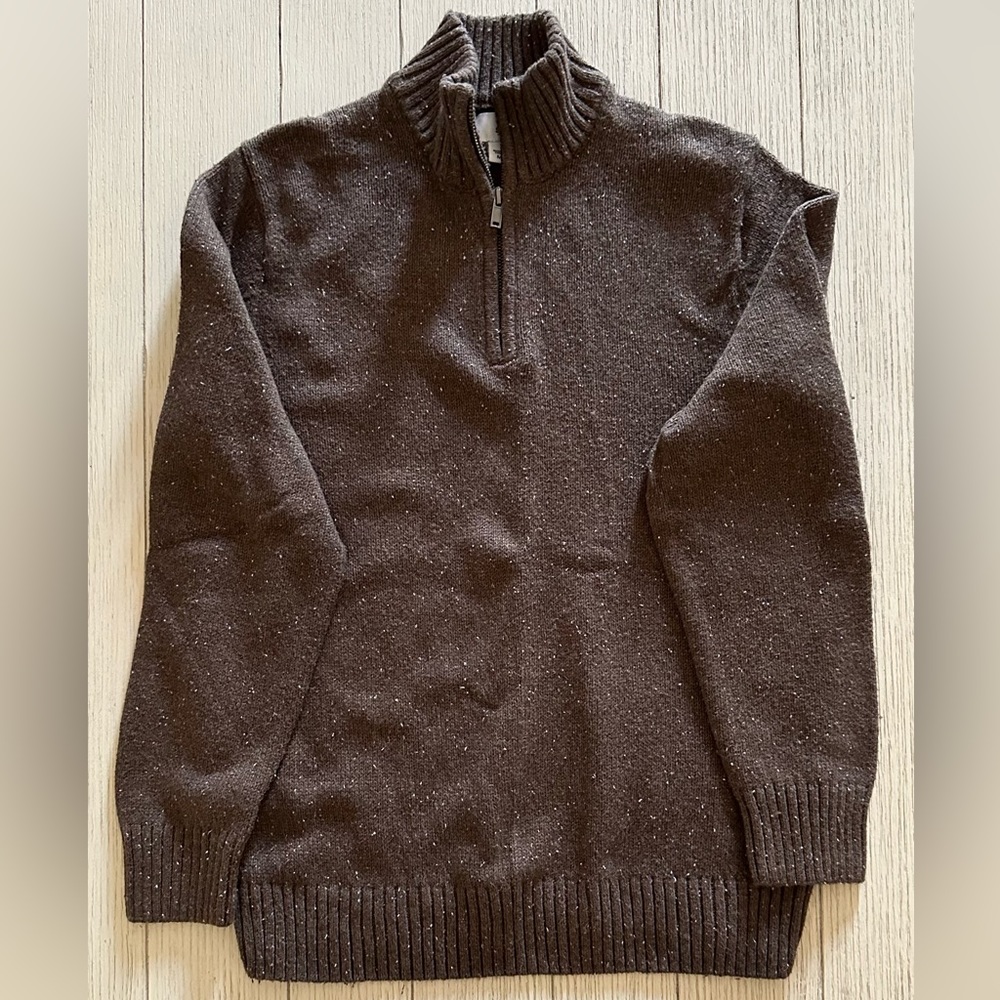 Men’s Sonoma Quarter Zip Sweater, M